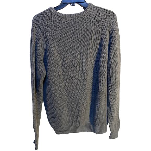 Mctavish Womens Large Knit Sweater Linen Organic Cotton Blue - Picture 4 of 7